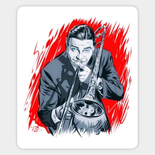 Jack Teagarden - An illustration by Paul Cemmick Magnet